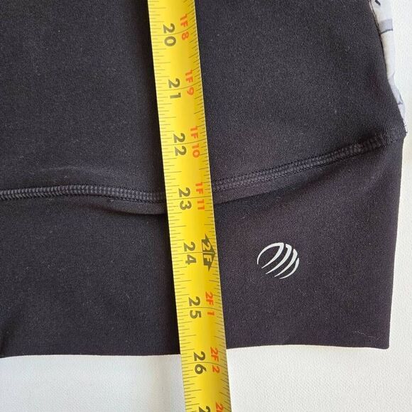 MPG Womens Mock Neck Athletic Warm Up Jacket Black White Medium - Picture 11 of 12